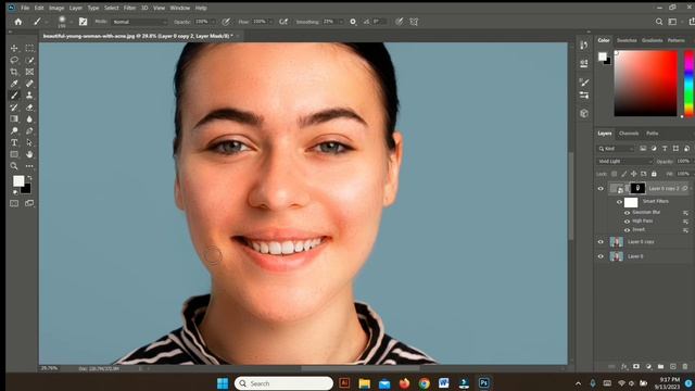 How to retouch Face,how to retouch photo in photoshop cc2020 смотреть онлайн