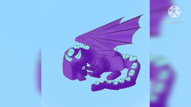Рисунок Эндер Дракона SpeedArt. смотреть онлайн
