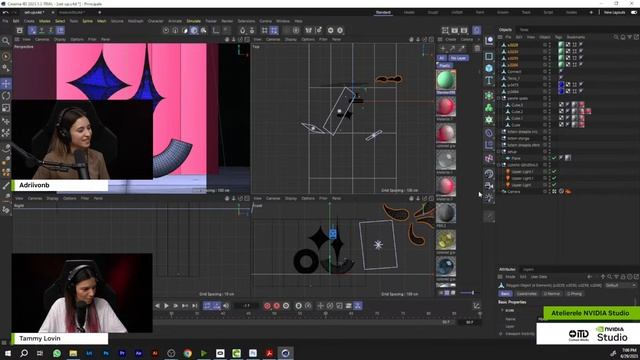 Atelierele NVIDIA Studio - Invitat: Tammy Lovin & Adriivonb смотреть онлайн