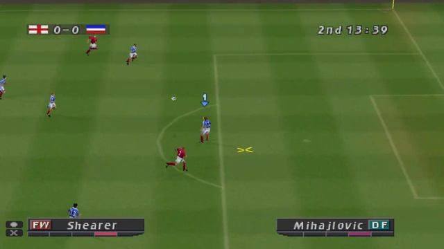 ISS Pro Evolution 2 - Yugoslavia vs England смотреть онлайн