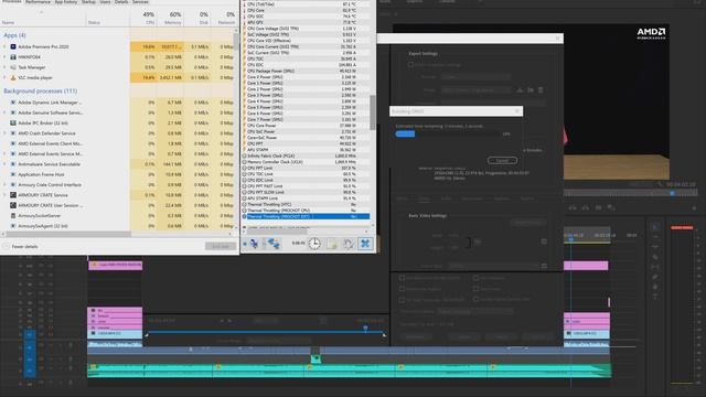 Premiere Pro 14.7 test on ASUS Flow X13 | AMD Ryzen 9 5980HS смотреть онлайн