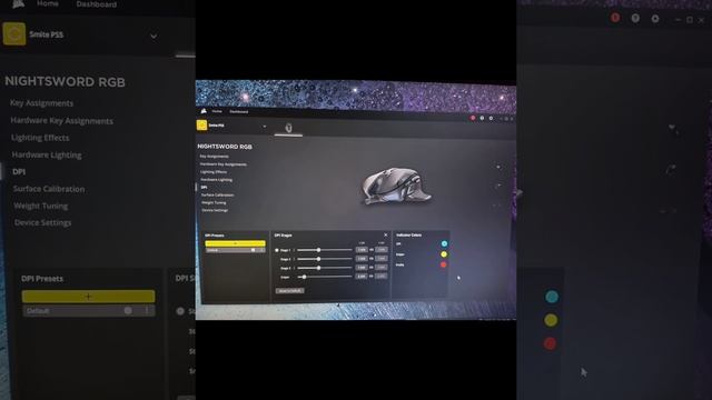 PS5 Setting for Keyboard Tartarus V2 and Mouse NightSword RGB (iCUE) Test Game Smite. смотреть онлайн