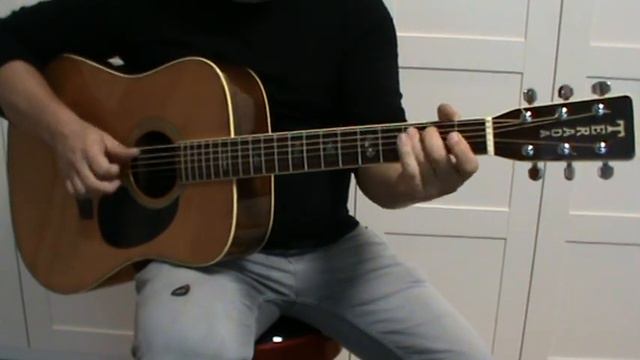 Terada FW-618 1975 Japan Vintage Acoustic Guitar soundcheck смотреть онлайн