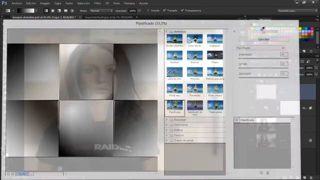 Photoshop CC/CS6 Crea un Efecto de Imagen Doblada смотреть онлайн