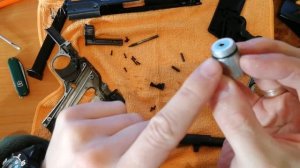 Пистолет пневматический Gletcher TT полная разборка, сборка