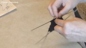 Как связать перчатки на спицах, часть 1, набираем петли для большого пальца, Ирина Лямшина