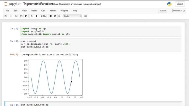 Trigonometric functions in Numpy | Episode-6 смотреть онлайн