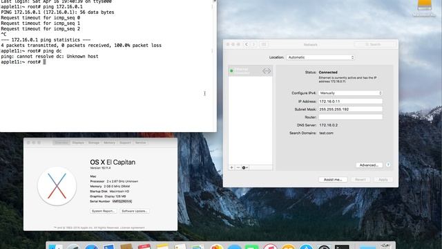 OS X El Capitan DNS смотреть онлайн