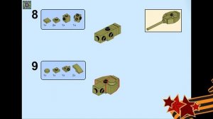 Мини Т-34, БТ-7, СУ-100 и Катюша из Лего // Mini tanks T-34, BT-7, SU-100 and Katyusha made of Lego