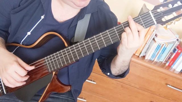 Django Reinhardt, Nuages (1940), arr. by F. Mesnier, w/ Yamaha Silent Guitar смотреть онлайн