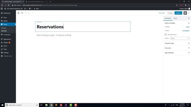 Build a WordPress Restaurant Website - Site Content смотреть онлайн