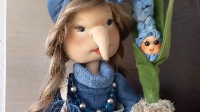 текстильная кукла Ягушка. смотреть онлайн