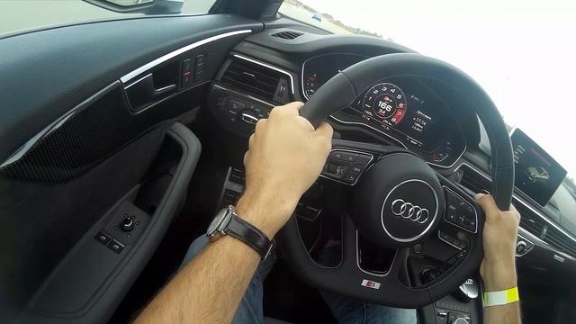 Audi S5, разгон с 100 до 200 км/ч смотреть онлайн