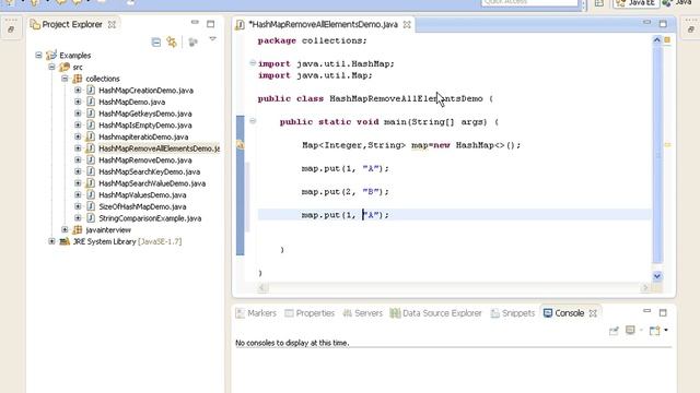 Java Example to remove all elements from Hashmap in java смотреть онлайн