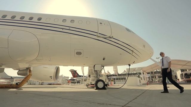 Внутри частного Airbus ACJ 319