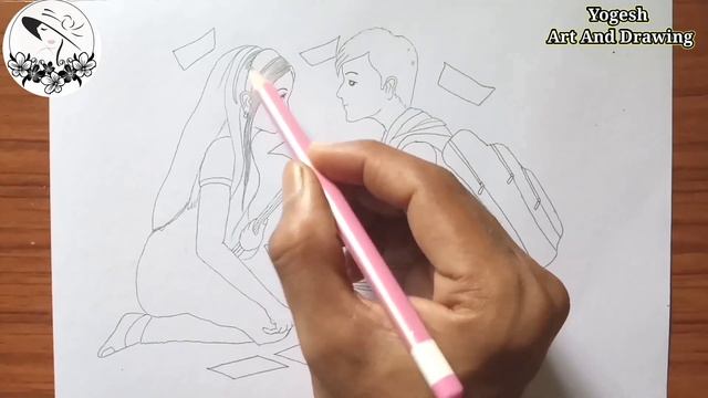 "Valentine's day Very Romantic Sketch pencil ?" Farjana Drawing Academy " смотреть онлайн