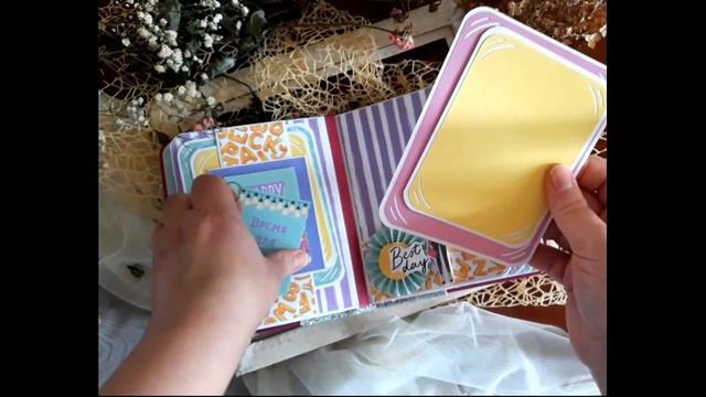 Видео обзор фото альбома для девочки | Скрапбукинг смотреть онлайн