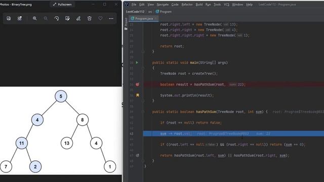 [SOLVED!] Path Sum - LeetCode 112 - Java смотреть онлайн