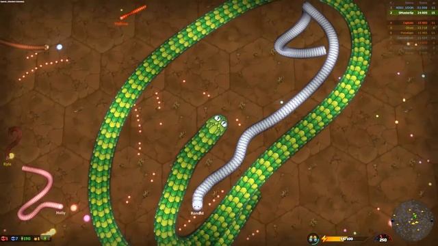 Littlebigsnake.io Fastest Way to Get 100% Nectar in JuJa Epic Little Big Snake io Gameplay! смотреть онлайн