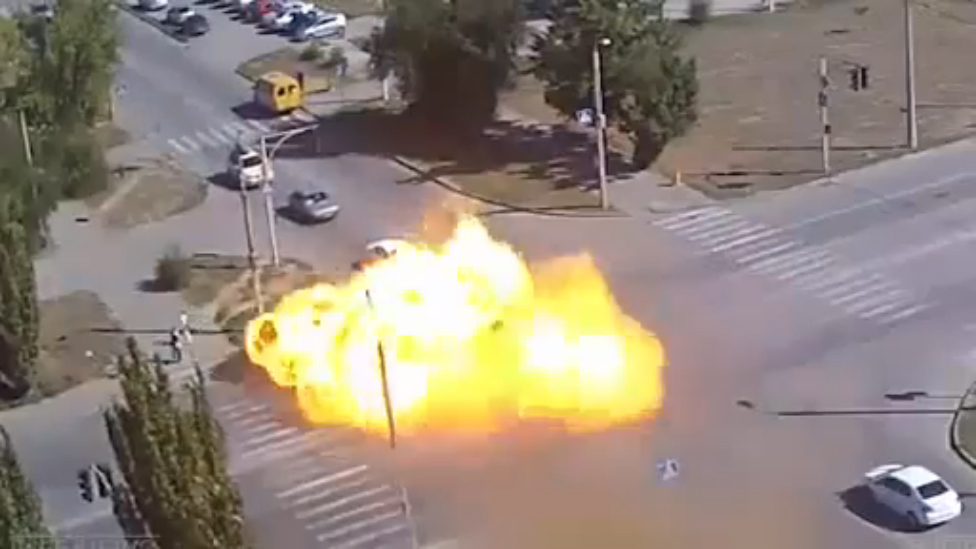 Взрыв маршрутки под Волгоградом 24.09.2015 смотреть онлайн