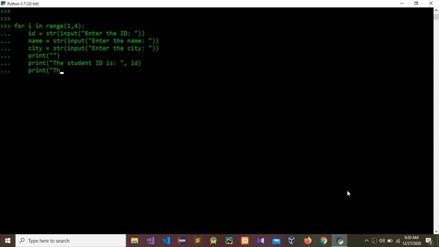 How to create a Python Program to Display the User Input смотреть онлайн