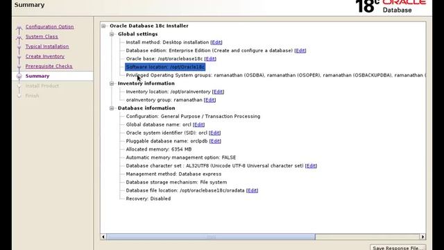 Oracle Database 18c Installation on Redhat Enterprise Linux 7.5 смотреть онлайн