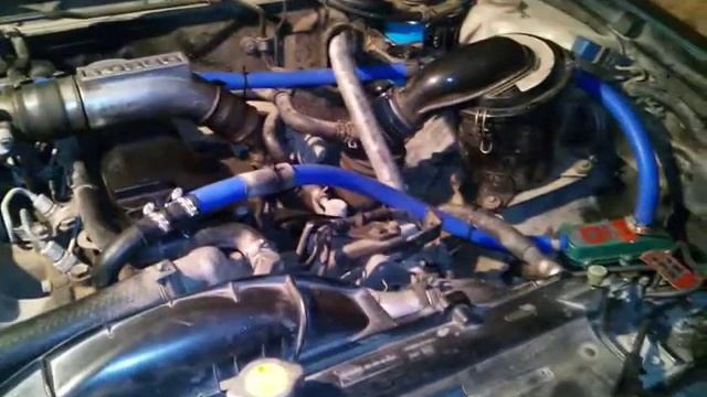 Установка котла подогрева 220v, на Ниссан-Террано. смотреть онлайн