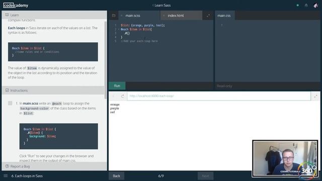 Learn SASS Functions and Operations CodeCademy смотреть онлайн