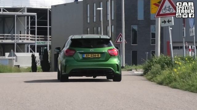 470HP Mercedes A45 AMG w/ TTE450 Hybrid Turbo & Decat Downpipe| Launch Control, Accelerations & Rev смотреть онлайн