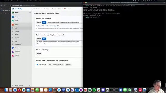 Azure DevOps SSH Git Clone смотреть онлайн