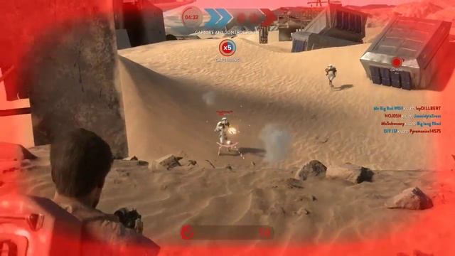 Star Wars Battlefront: Battle of Jakku GAMEPLAY 60 kills! смотреть онлайн