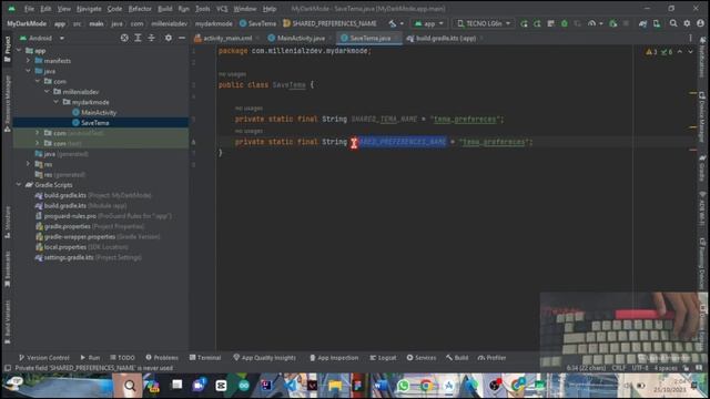 Cara Membuat Tema Dark Mode Android | Android Studio Tutorial #java смотреть онлайн