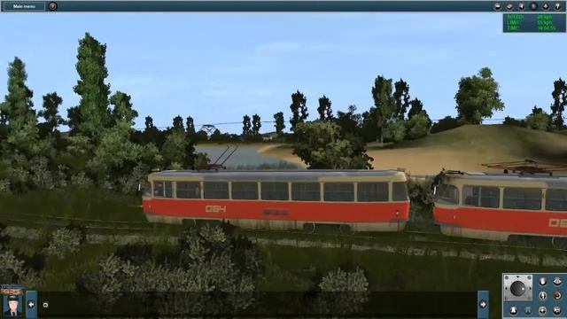 Обзор трамвая Татра Т3 в Trainz 2012 смотреть онлайн