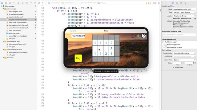 Simple Way to Create Minesweeper in Xcode смотреть онлайн