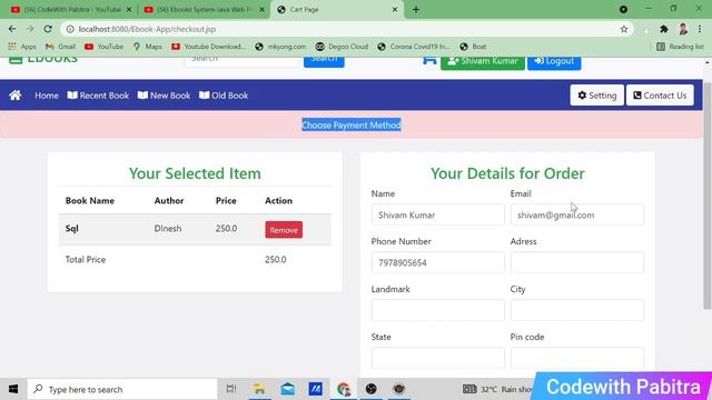 Ebook Project Completion Review |Ebook Ecommerce Store Advance Java Web Project |Servlet Jsp Projec смотреть онлайн