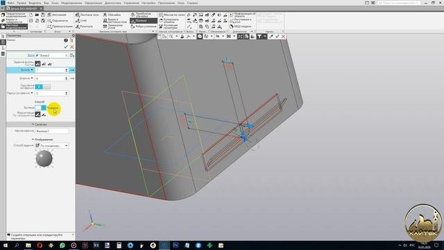 Жалюзи Компас3D листовое моделирование