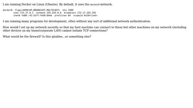 DevOps & SysAdmins: Security for Docker (bridge network) смотреть онлайн