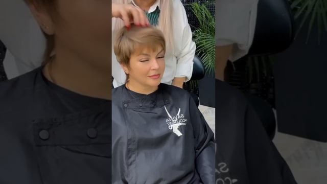 Из длинных волос в стрижку Пикси/From Long Hair To Pixie Haircut