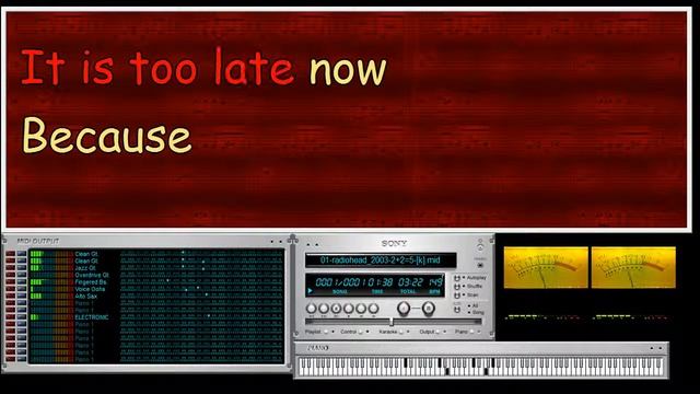 RADIOHEAD - 2+2=5 [2003] - Rppmf/Video Kar (VanBasco Player + COOLSOFT VirtualMIDISynth) смотреть онлайн