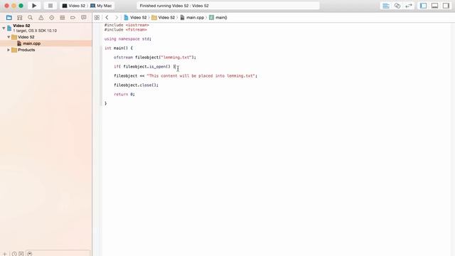 File Open Verification - C++ Programming Tutorial #52 (PC / Mac 2015) смотреть онлайн