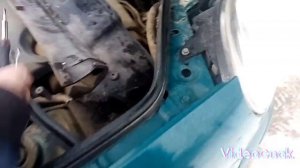 снимаю мотор отопителя рено кенгу.