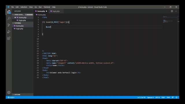 Tutorial Membuat form login sederhana menggunakan PHP dan MySQL смотреть онлайн