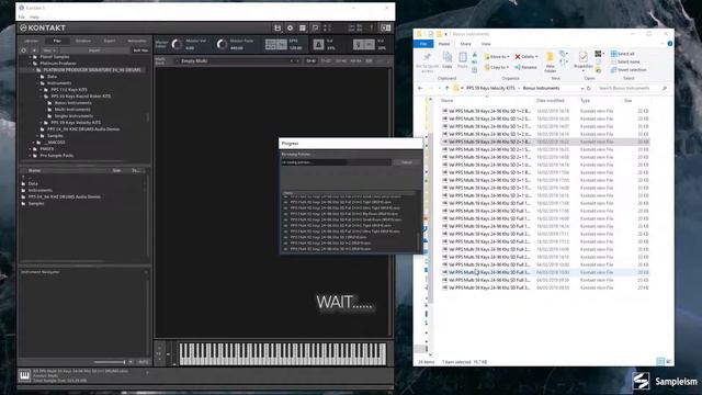 Drum Library // Platinum Producer Drums // Kontakt // Batch Resave