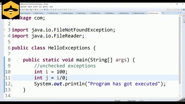 Exceptions in Java | Java tutorial for beginners ! смотреть онлайн