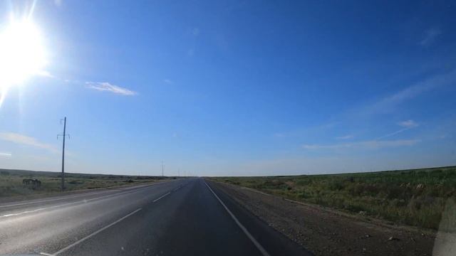 From Aktobe To Kyzylorda  - Scenic Video - Beautiful Roads | Дорога из Актобе в Кызылорду