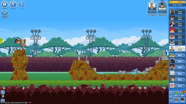 Angry Birds Friends Tournament 103 Week 102 Level 3 High Score 141k (Power-ups + Jingle Sling) (PC) смотреть онлайн