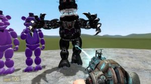 ALL FNAF 1-9 SECURITY BREACH ANIMATRONICS In Garry's Mod! (Five Nights at Freddy's: Security Breach