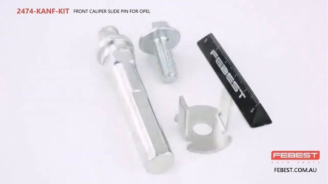 2474-KANF-KIT FRONT CALIPER SLIDE PIN FOR OPEL смотреть онлайн