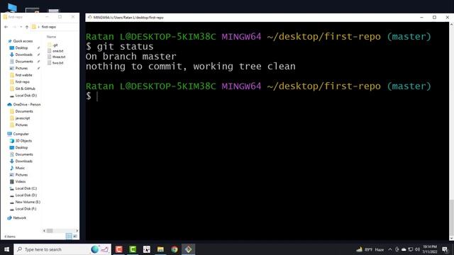 how to git commit & git reset -git & github tutorial смотреть онлайн