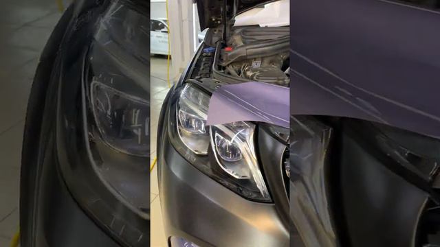 Mercedes GLS 63 AMG - полностью оклеен прозрачной МАТовой плёнкой премиум класса, антихром смотреть онлайн